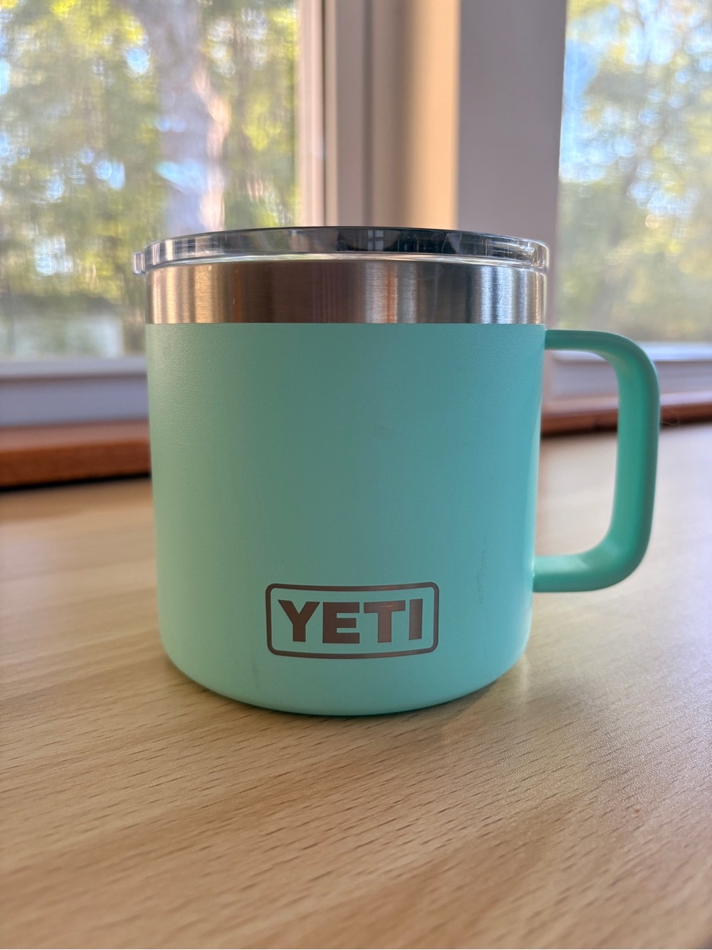 YETI 14oz mug with handle Teal